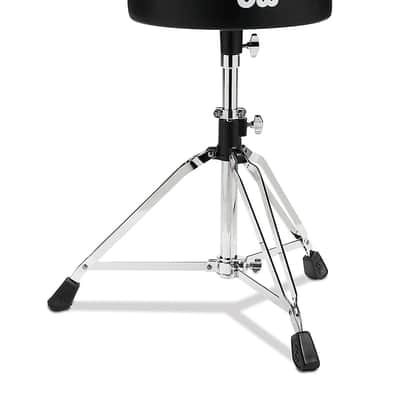 DW DWCP3100 3000 Series Round Drum Throne with Vise Memory Lock - Chrome image 2