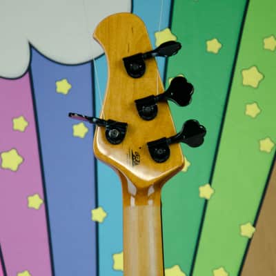 Used Ernie Ball Music Man Stingray Special HH Bass 4 String, Smoked Chrome Sparkle Finish, Hard Case image 9