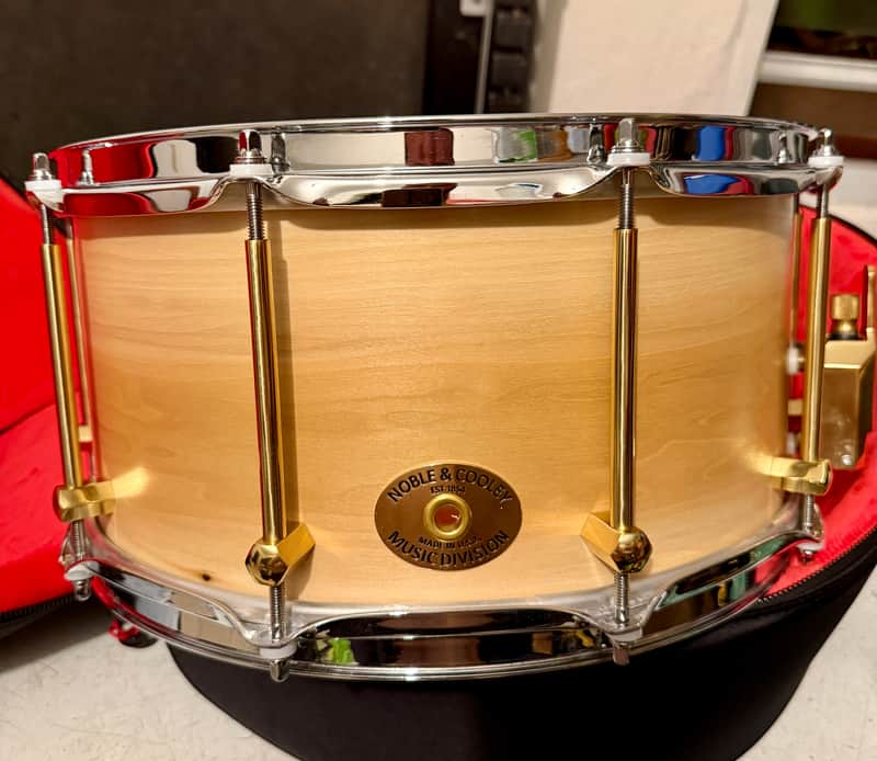 Noble & Cooley Solid Tulip 7x14 snare 2025 - Natural Oil image 1