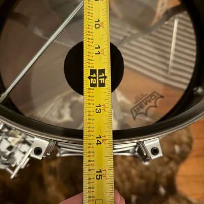 1970s Ludwig 6.5x14 Black Beauty Super Sensitive Snare Drum - READ DESCRIPTION image 15