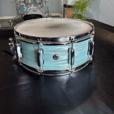 Pearl Masters Maple Complete 22" 5-Piece Drum Kit - Ice Blue Oyster + Sabian AAX Cymbals 2019 image 6