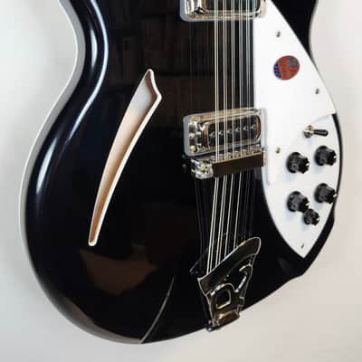 Rickenbacker 360 Jetglo 12-String Semi-Hollow Guitar, Stereo, HSC image 7