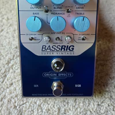 Origin Effects BASSRIG Super Vintage Blue / Silver image 1