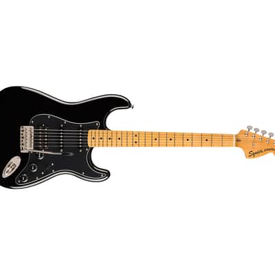 Squier Classic Vibe '70s Stratocaster HSS - Black w/ Maple FB image 6