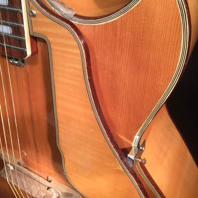 Nardan Model 100 MIJ 1950's/60's Archtop Spruce top Maple back & sides image 4