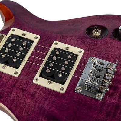 Flight Vanguard Solid Body Transparent Purple Electric Ukulele New - Transparent Purple, Solid Body image 8