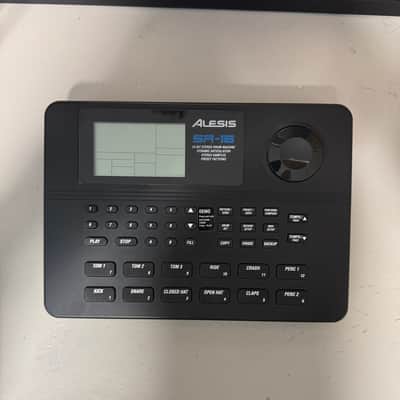 Alesis SR-16 Drum Machine Complete w/ Power Supply, Manuals & CD-ROM