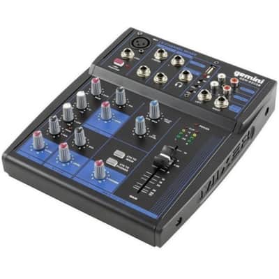 Gemini GEM05USB Sound Mixer Bluetooth - Black image 3