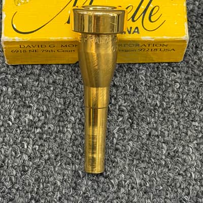 Monette Prana B14S6 Medium Deep Cup 24k Gold Plated Trumpet Mouthpiece image 7