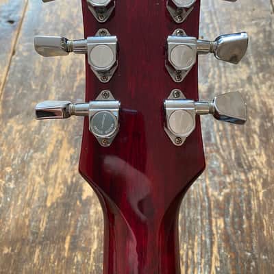 Greco Vintage SA-550 Semi-Acoustic Late 1970's Persimmon Red w/ Hardcase image 22
