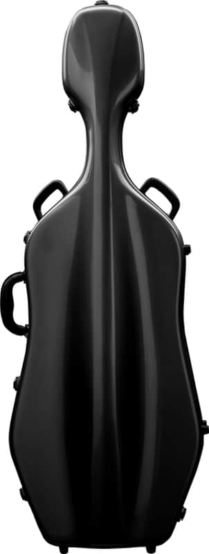 Eastman CACL28 Fiberglass Cello Case - 4/4 Size  Black image 1