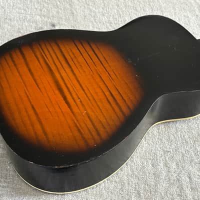 1960's USA Silvertone Parlor Acoustic Guitar Original Floral Artwork Harmony Stella image 18