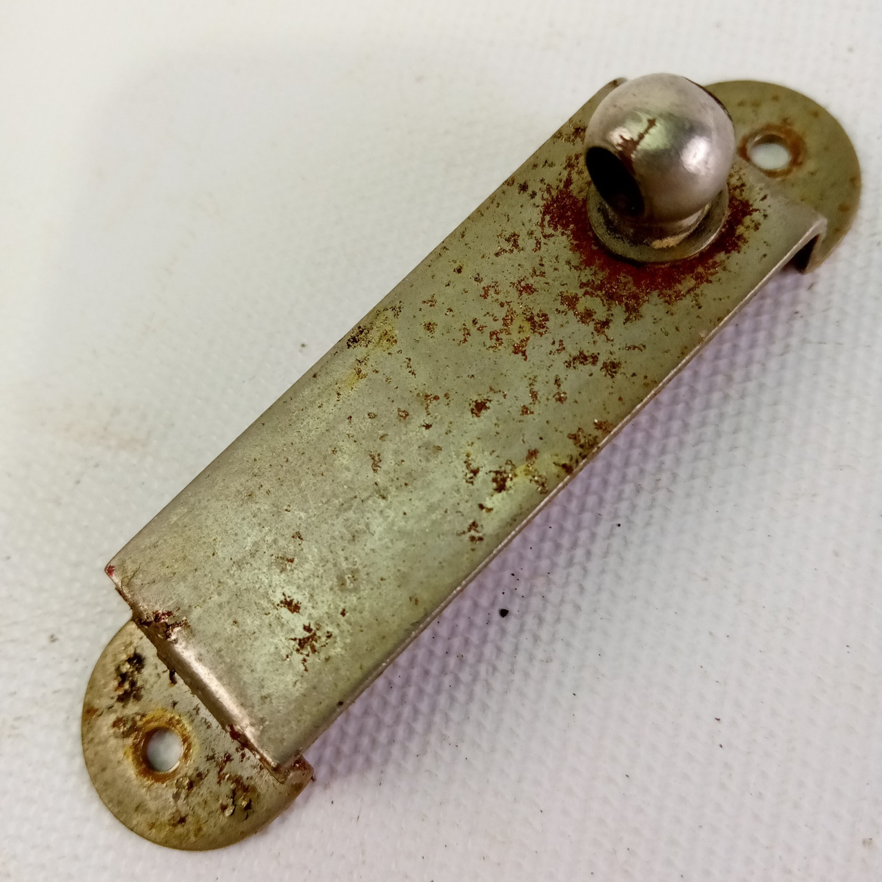 Slingerland #673 Snare Drum Strainer Backing Plate Frame Parade/Marching Nickel — main photograph