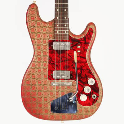 1962 Gagliano by Hofner Model 172 - Rare Diamond Pickup with Red & Gold Vinyl Covering! image 1