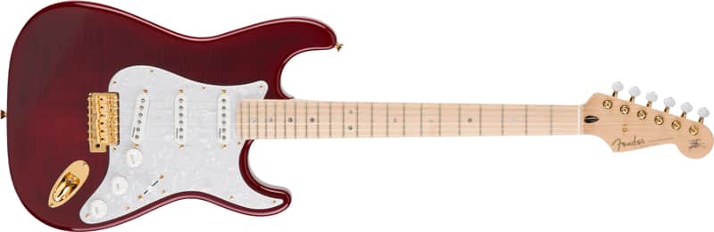 Fender Richie Kotzen Stratocaster Maple FB Transparent Red Burst with Bag