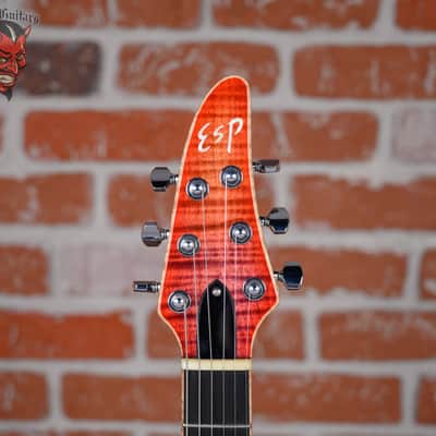 ESP Custom Shop Horizon NT FM Flame Maple Top Purple/Red Gradation Tear Drop 2024 w/OHSC image 9