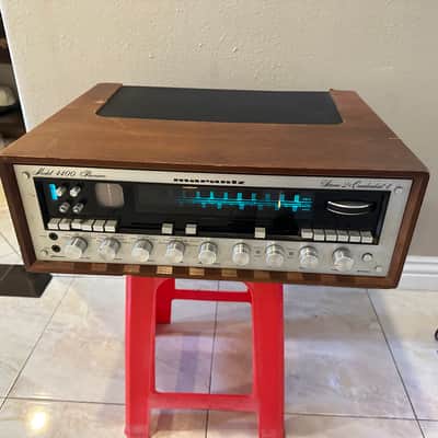 Marantz Model 4400 50-Watt Quadraphonic Solid-State Receiver 1974 - 1978 - Silver with Wood Case image 8