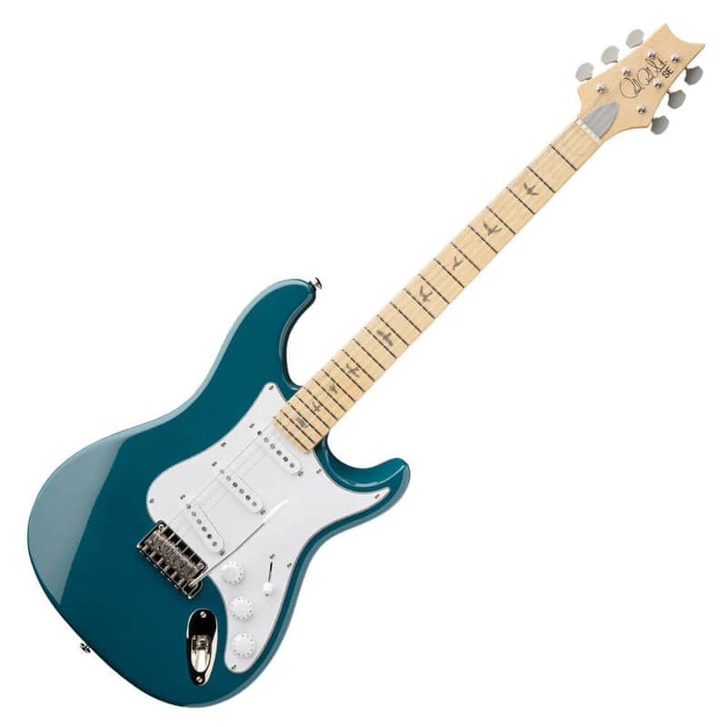 PRS SE John Mayer Silver Sky Electric Guitar Nylon Blue w/Maple Fretboard & Gig Bag image 1