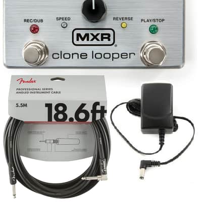 MXR M303 CLONE LOOPER GUITAR EFFECTS PEDAL 6 MINUTES RECORDING TIME ( ADAPTER & FENDER 18FT CABLE ) image 1