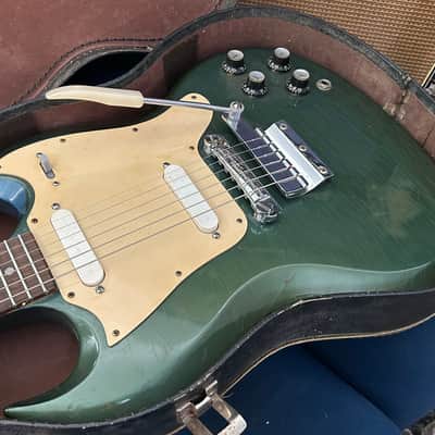 Vintage Gibson Melody Maker Sg D Double Pickup 1966 Pelham Blue OSSC image 2