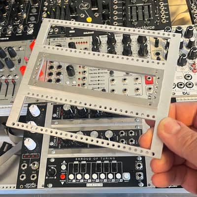 Eurorack 1U to 3U adapter Intellijel size, aluminum custom for FlatSix Modular image 6