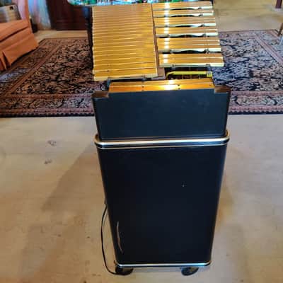 Musser M75 Century Vibraphone Gold Bars with Working Motor image 8