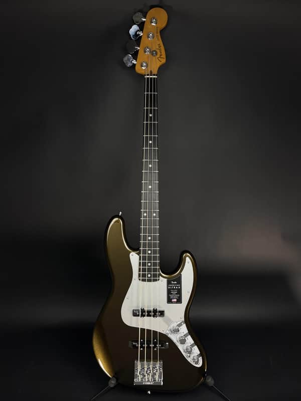 Fender American Ultra II Jazz Bass - Texas Tea imagen 1