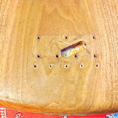 VINTAGE 1971 FENDER MUSICMASTER BASS BODY - STRIPPED image 8