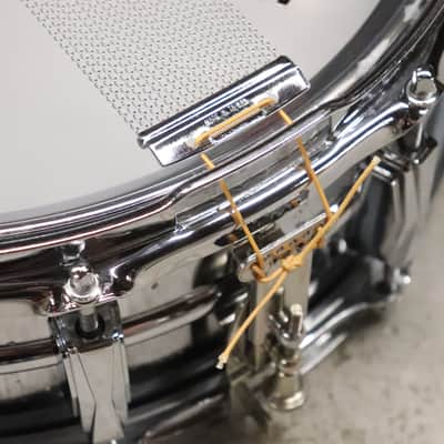 Ludwig 400 Supraphonic 5X14" Snare Drum Vintage 1960's COB Hoops image 14