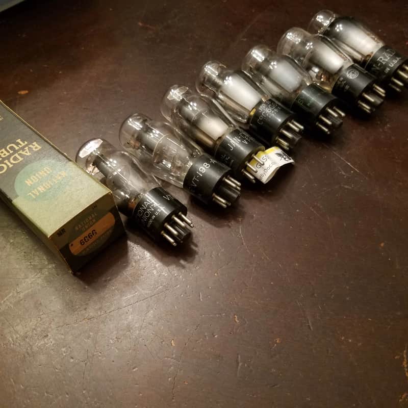 RCA etc. ONE (1) 6G6G Power Pentode octal tNOS AT1000 TESTED Vacuum Tube VT-198 A JAN Audio 1937-194 image 1