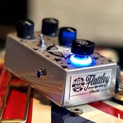 Flattley Boutique Effects Pedals Guitar Silver Range - Plexstar Plexi Drive Pedal image 4