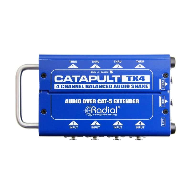 Radial Catapult TX4 4-Channel Cat 5 Analog Audio Snake image 1
