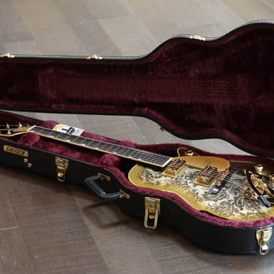 MINTY! 2024 Gretsch Limited Edition G6134-TG Electric Guitar Gold Paisley Penguin + COA OHSC image 16
