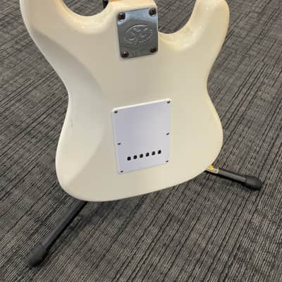 SX Electric guitar Lefty 3/4 White image 5