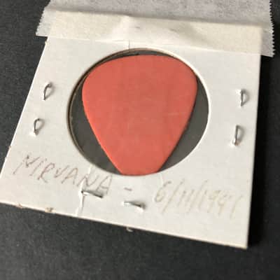 Kurt Cobain Stage Used & Owned Concert Guitar Pick Plectrum NIRVANA 1991 image 5