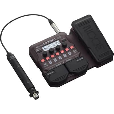 Zoom A1X Four Acoustic Instrument Multi-Effects Processor with Expression Pedal image 4