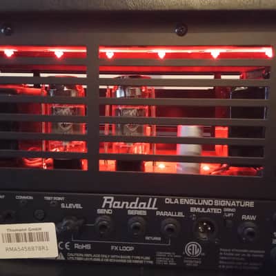 Randall Satan 50 Ola Englund Signature 2-Channel 50-Watt Tube Guitar Amp Head - Black image 5