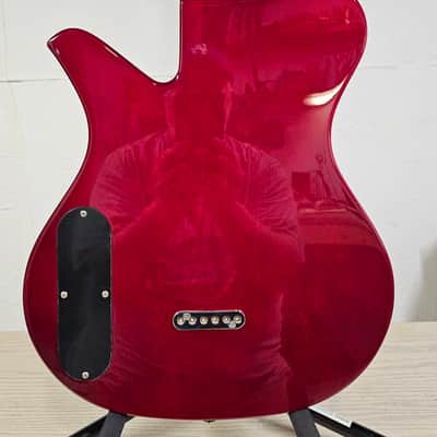 First Act CE-240 Sheena FSA Electric Guitar Transparent Red image 7