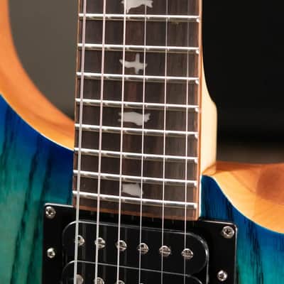 PRS Limited Edition SE Exotic Custom 24 Electric Guitar - Lake Blue with Gig Bag image 8