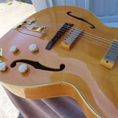EPIPHONE ZEPHYR REGENT DELUXE 1954 NATURAL ARCHTOP ORIGINAL CLEAN! VIDEO image 8