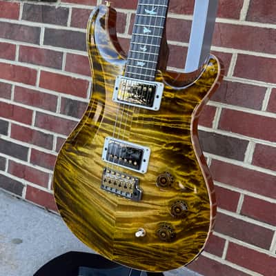 PRS Private Stock DGT, Dirty Blonde Glow, Wild West Coast Curly Maple Top, Ribbon Mahogany Body, Ziricote Neck & Fretboard image 4