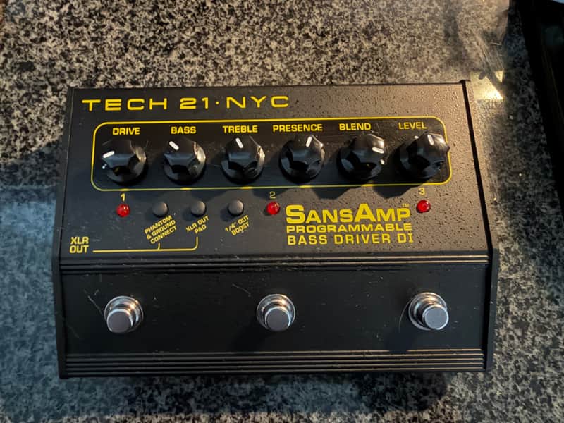 Tech 21 Sansamp Programmable Bass Driver