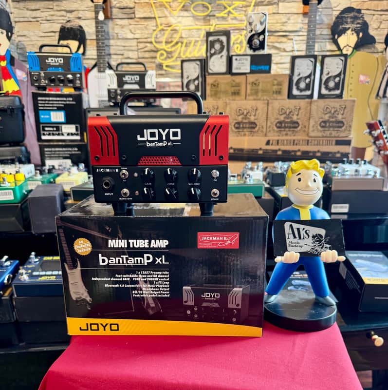 Joyo JOYO BANTAMP JACKMAN II CABEZAL 15W (MARSHALL PLEXI) DE DOS CANALES CON VALVULA 12AX7 - Red image 1