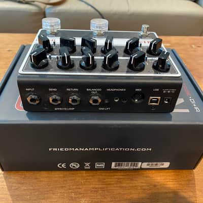 Friedman IR-D Dual Tube Preamp 2024 - Present - Black / Silver image 2