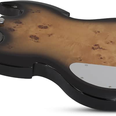 Schecter IronWorks Barbarian - Black Burst (4552) image 5