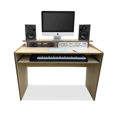 Bazel Studio Desk Raystag-61 key Studio Desk in Birch Ply image 1