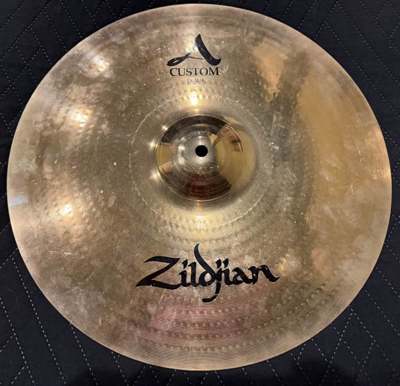 Zildjian 16" A Custom Crash Cymbal 1991 - Present - Brilliant image 1