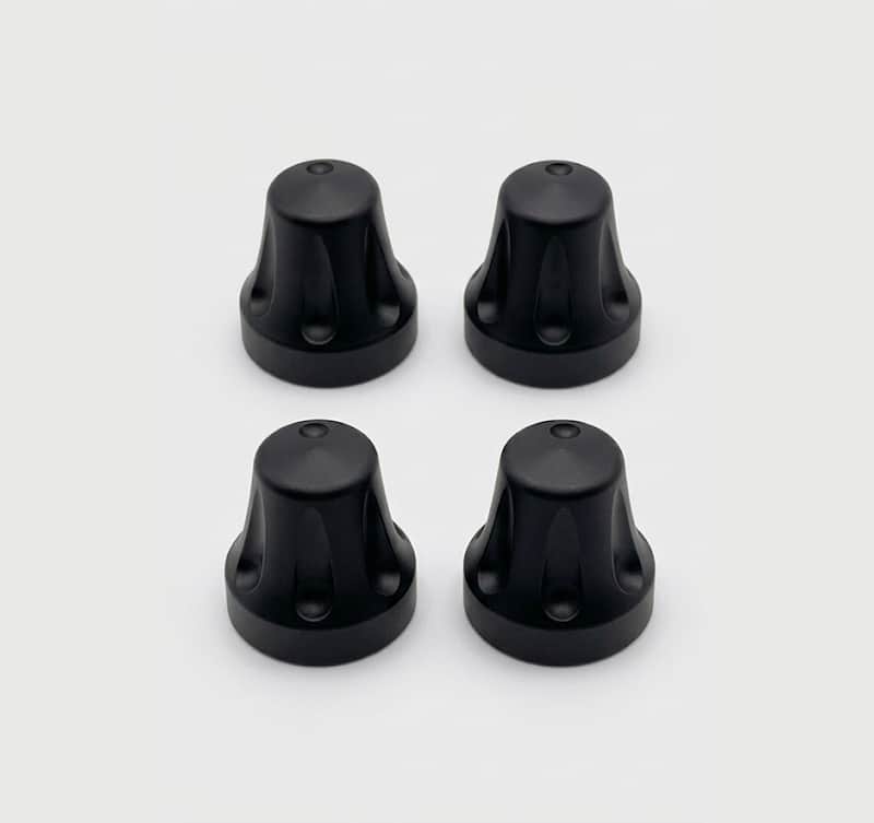 Zurlug CNC Aluminum Control Knob – black – Single Knob – 6mm Shaft image 1