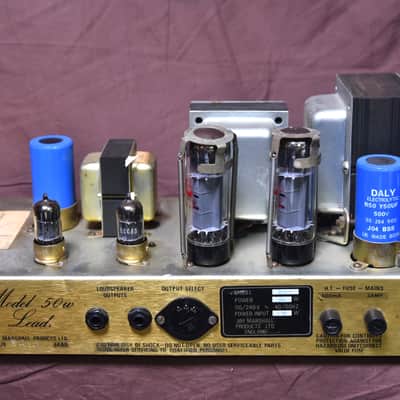 【New power tube】Marshall JMP 2204 Master Model Mk2 Lead 50-Watt Guitar Amp Head 1980 - Black 【offers welcome】 image 9