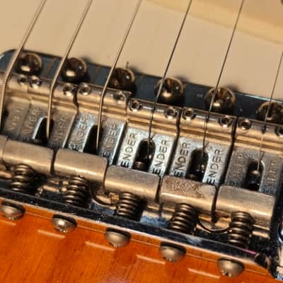 Fender American Vintage '57 Stratocaster 1982 2 Color Sunburst Refin image 18
